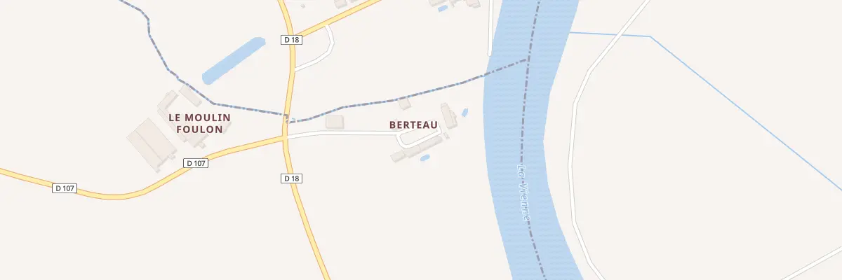 Plan du 36 Berteau à Pussigny