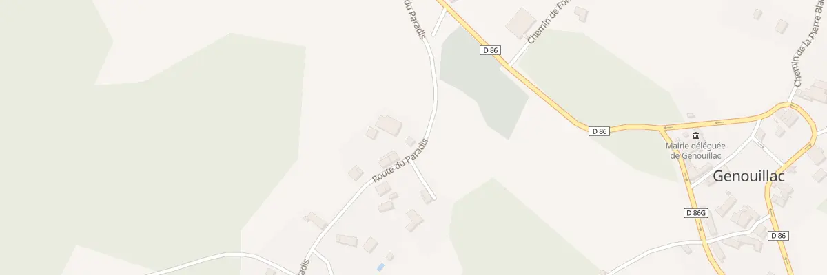 Plan du 2 Rte du Paradis à Terres-de-Haute-Charente