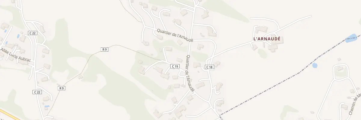 Plan du 13B Qua de l’Arnaudé à Duran