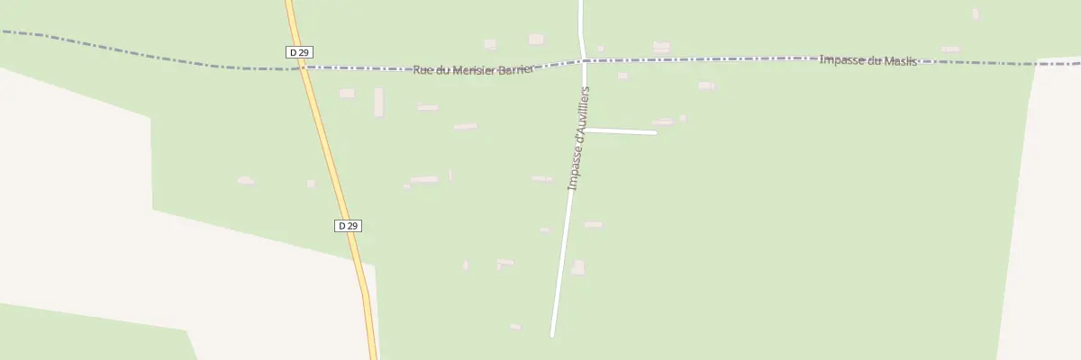 Plan du 196 Imp d’Auvilliers à Saint-Étienne-l’Allier