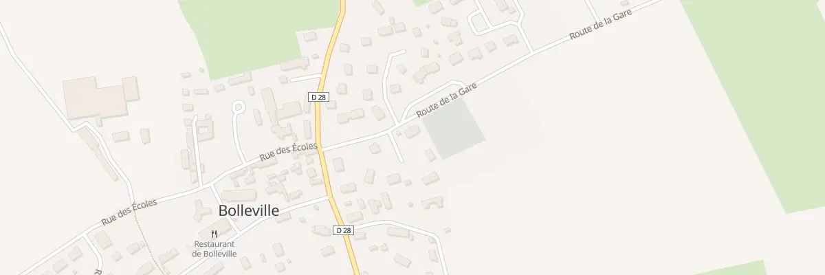 Plan du 5000 Le Village à Bolleville