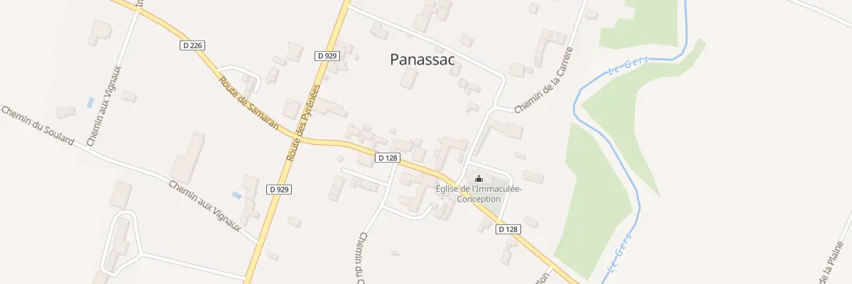 Plan du 159 Rte de Boulogne à Panassac