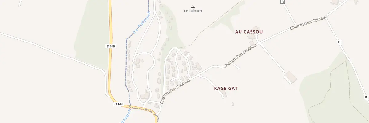 Plan du 5290 Au Cassou à Roquelaure
