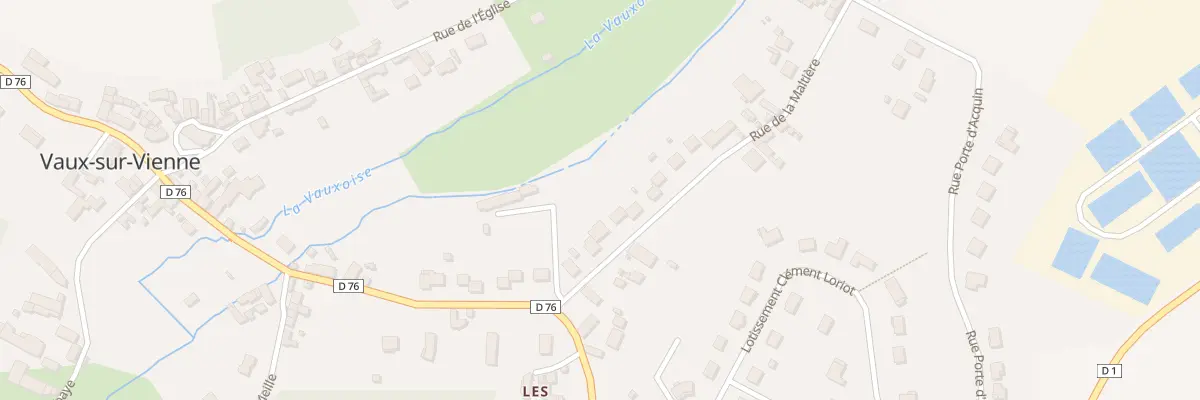 Plan du 10 Lot La Croix de Pierre à Vaux-sur-Vienne