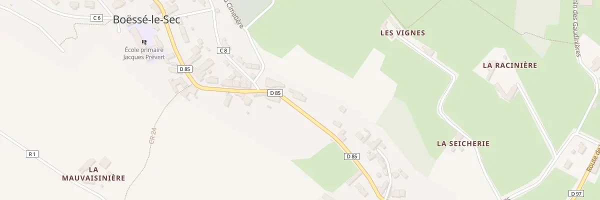 Plan du 29 Rue Principale à Boëssé-le-Sec