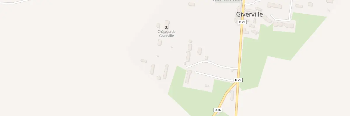 Plan du 1000 Le Bourg à Giverville