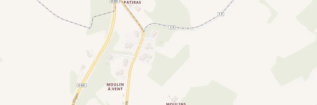 Plan du 3 Rte des Moulins à Aubiac
