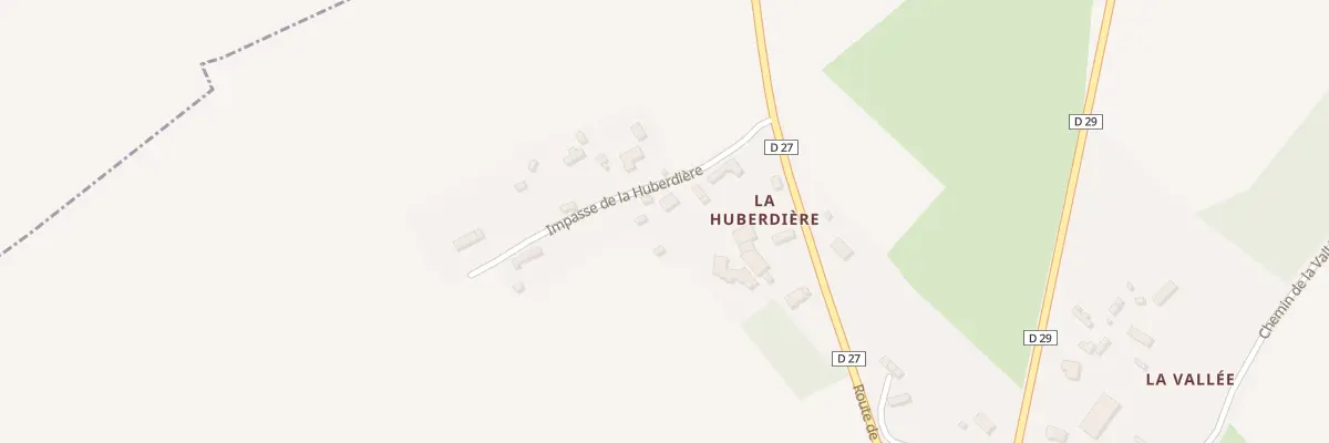 Plan du 81 La Huberdière à Giverville