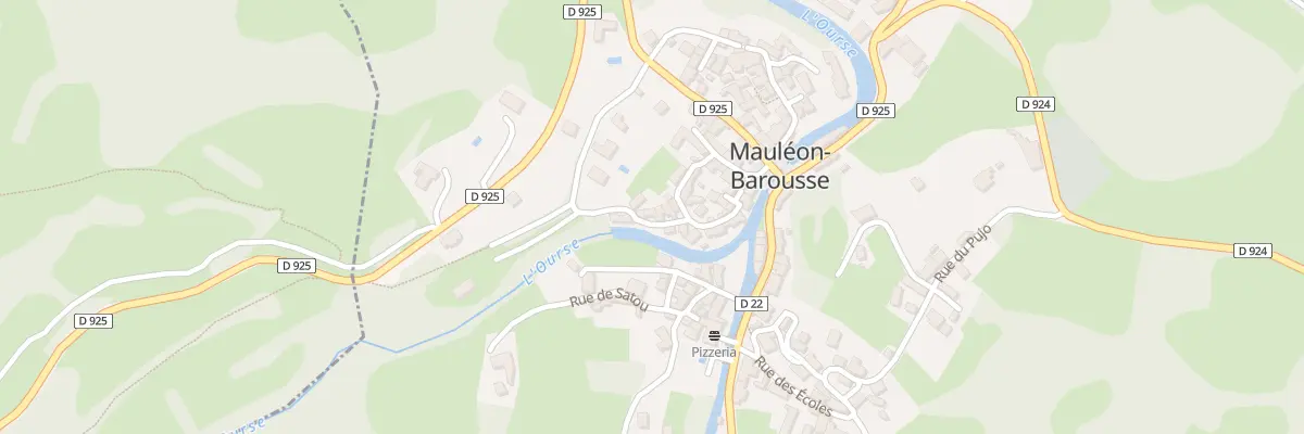 Plan du 113 Rue de Sourtaou à Mauléon-Barousse