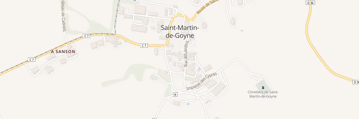 Plan du 15 Rue des Jardins à Saint-Martin-de-Goyne