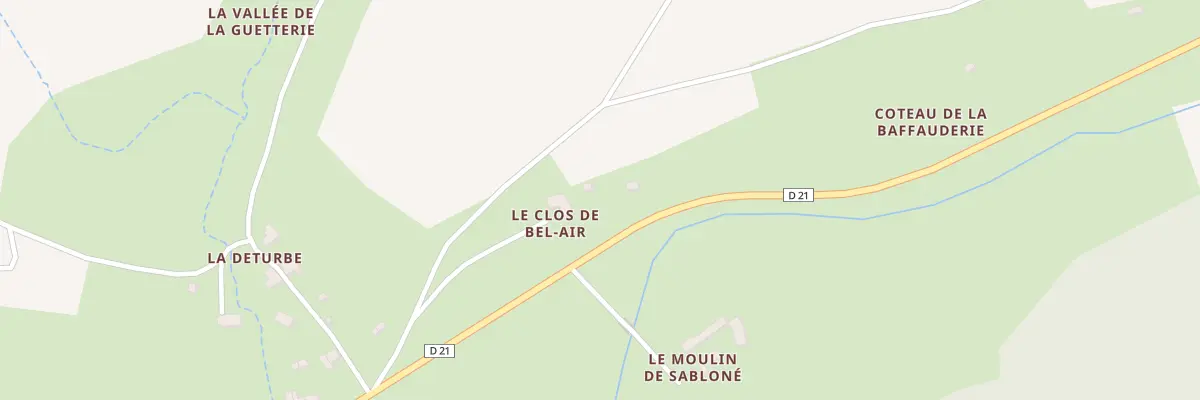 Plan du 494 Coteau de la Baffauderie à Saint-Épain