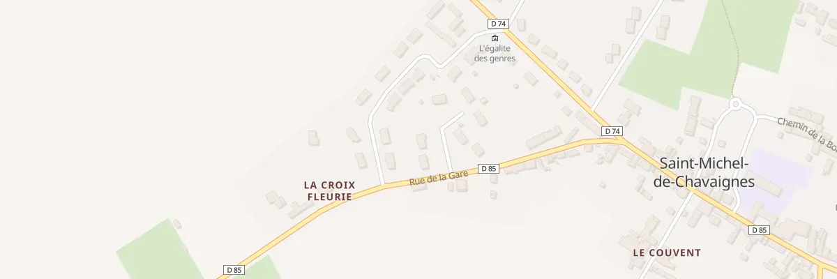 Plan du 3 Sq Robert Paumier à Saint-Michel-de-Chavaignes