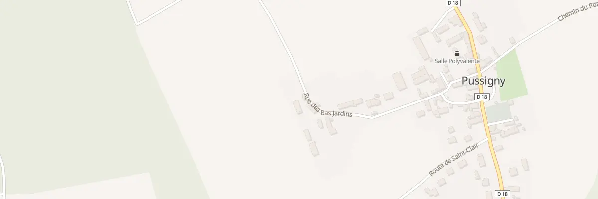 Plan du 46 La Proutière à Pussigny