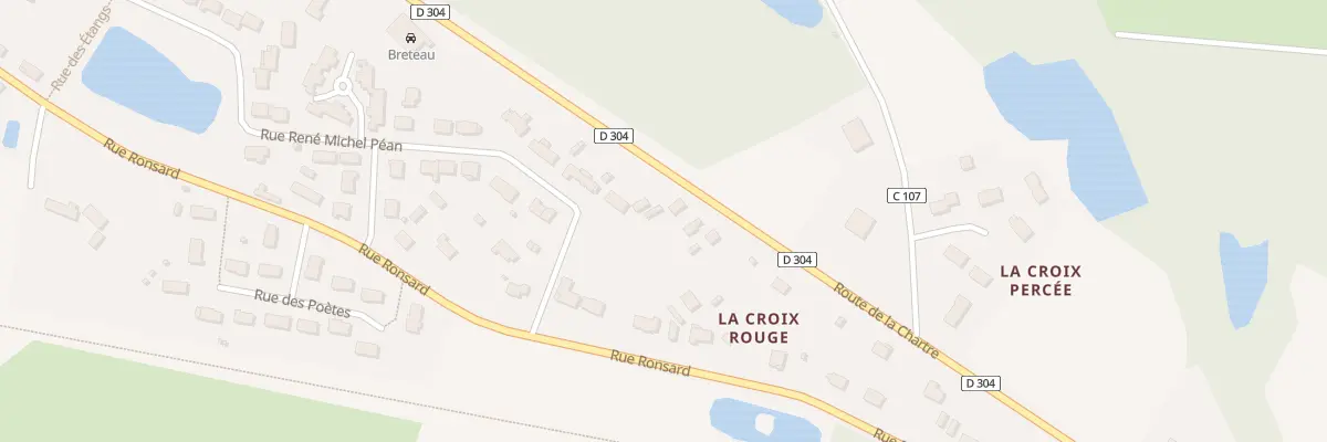 Plan du 10 Rte de la Chartre à Lhomme