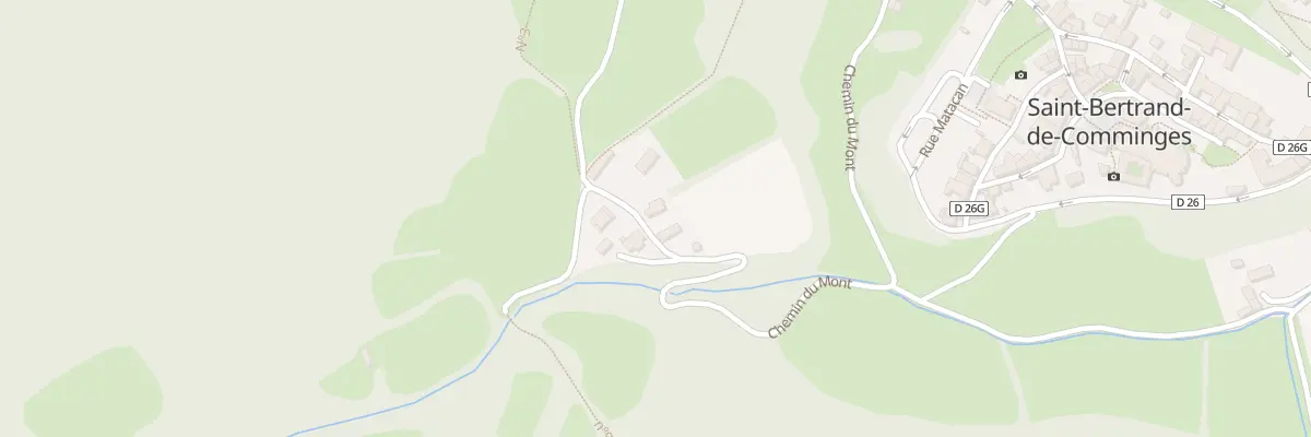 Plan du 153 Le Mont à Saint-Bertrand-de-Comminges