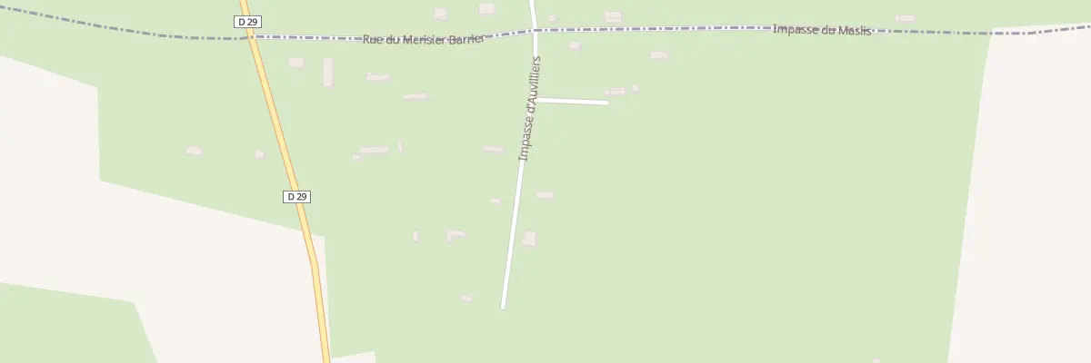 Plan du 105 Imp d’Auvilliers à Saint-Étienne-l’Allier