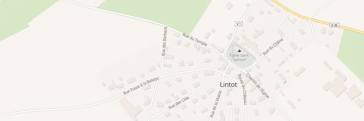 Plan du 6 Rue de la Fosse a la Belette à Lintot