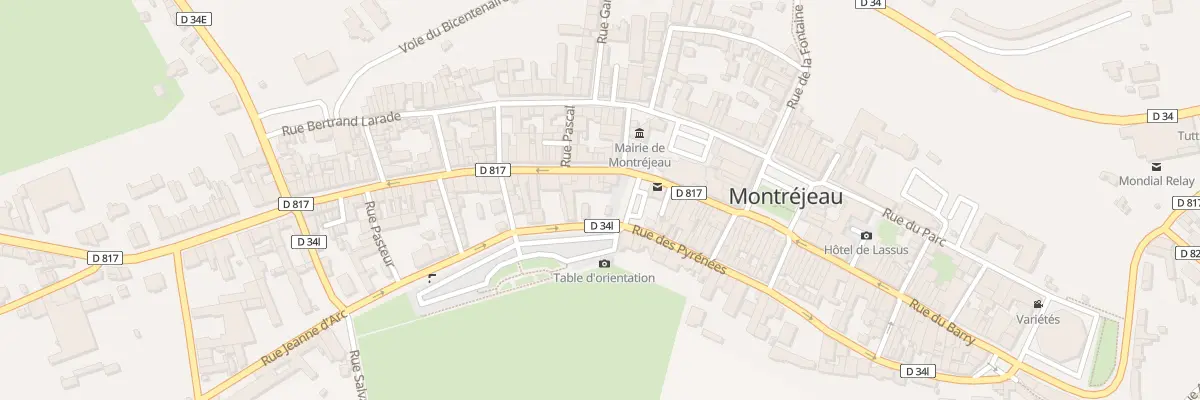 Plan du 5 Rue Nationale à Montréjeau
