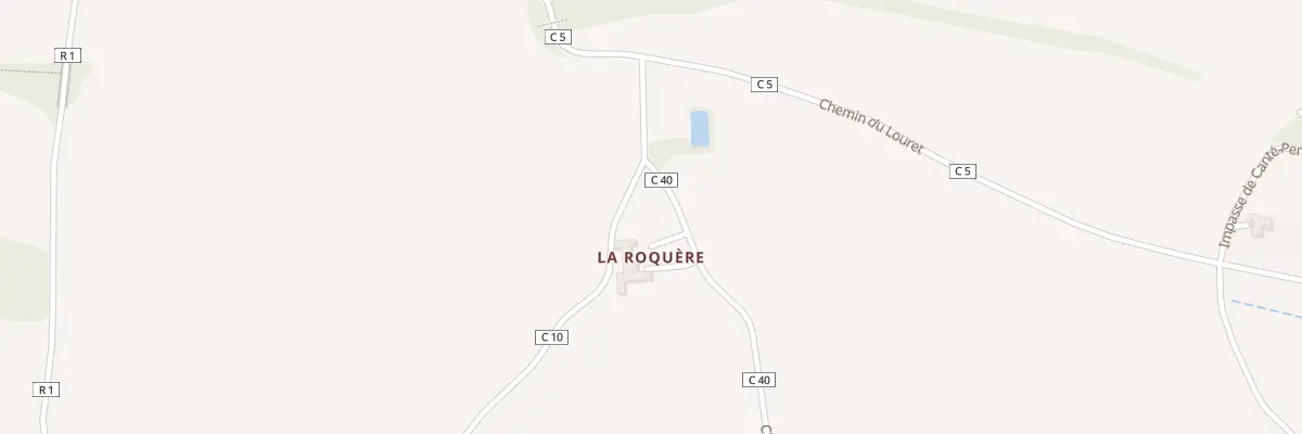 Plan du 1015 Chem des Arrivets à Duran