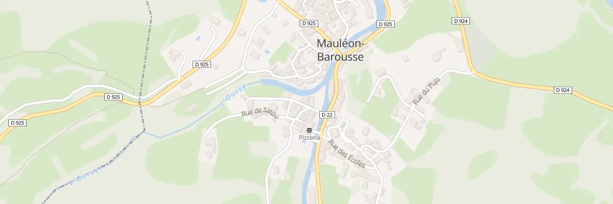 Plan du 5196 Le Village à Mauléon-Barousse
