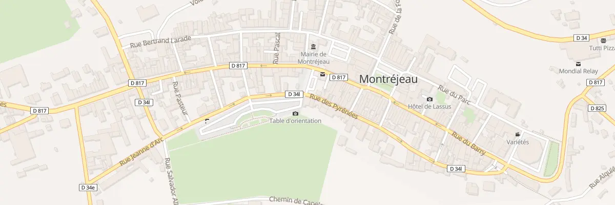 Plan du 53 Rue des Pyrénées à Montréjeau