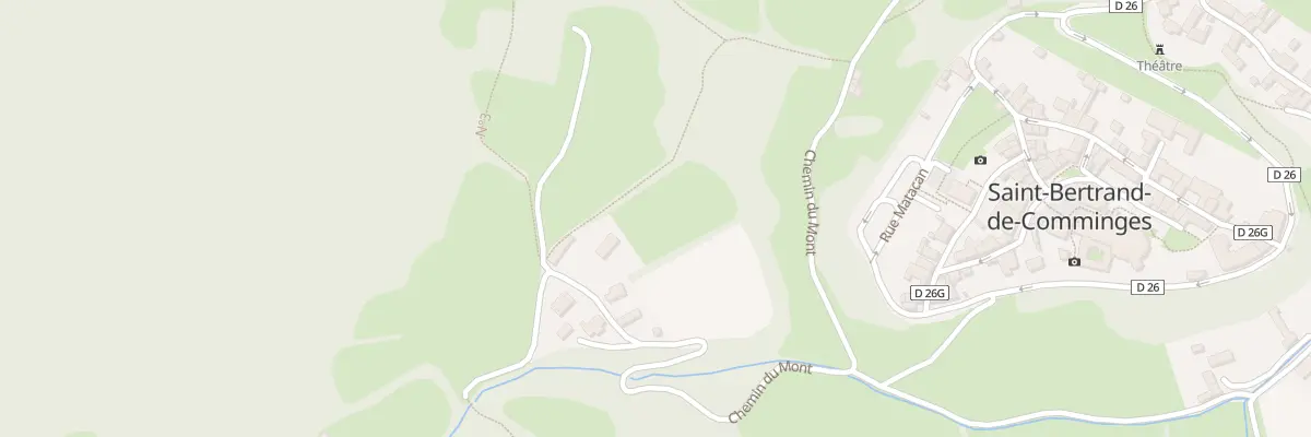 Plan du 9999 Le Mont à Saint-Bertrand-de-Comminges