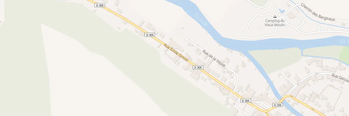 Plan du 25 Rue Emile Simon à La Chartre-sur-le-Loir