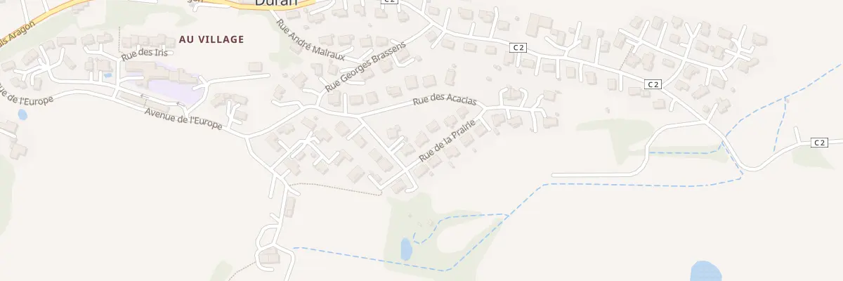 Plan du 3 Rue de la Prairie à Duran