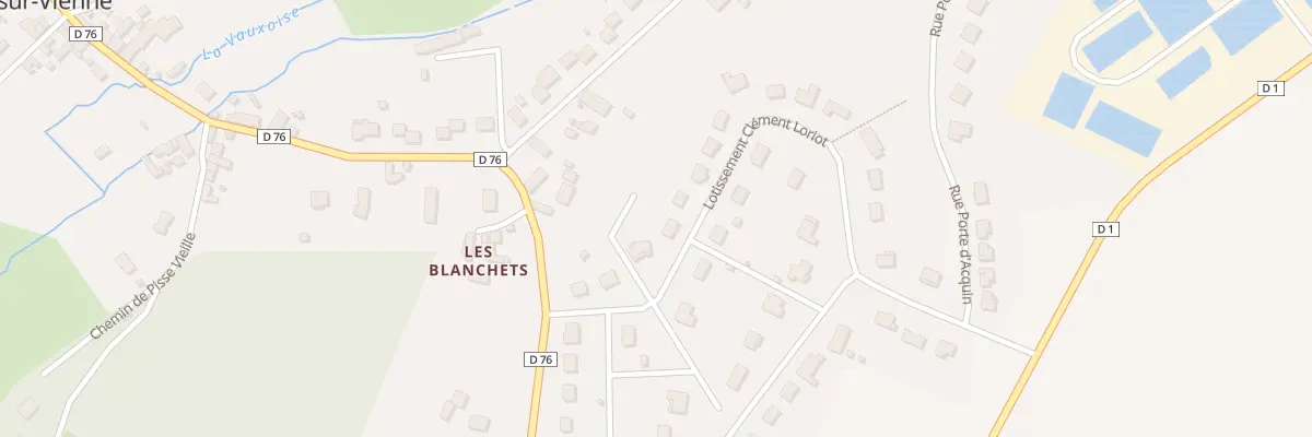 Plan du 8 Lot Clément Loriot à Vaux-sur-Vienne