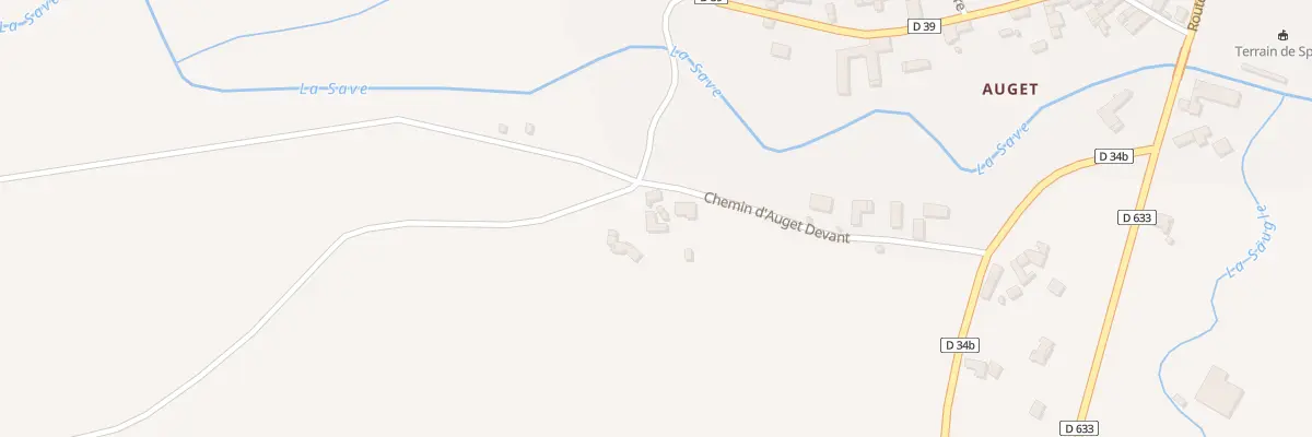 Plan du 7 Chem d’Auget Devant à Saint-Plancard