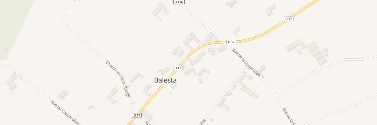 Plan du 14 Rue de Pinas à Balesta