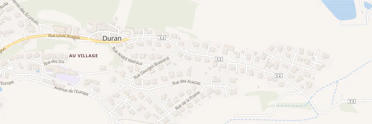 Plan du 14 Rue Blaise Thérèse Sentetz à Duran