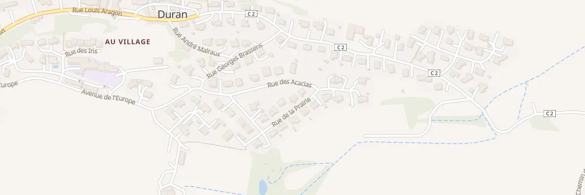 Plan du 7 Rue de la Prairie à Duran