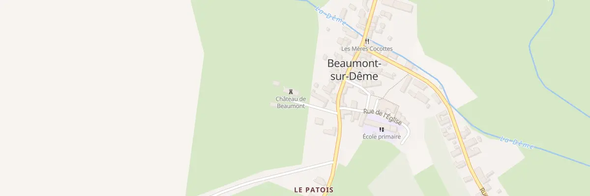 Plan du 24 Rue Alexis de Tocqueville à Beaumont-sur-Dême
