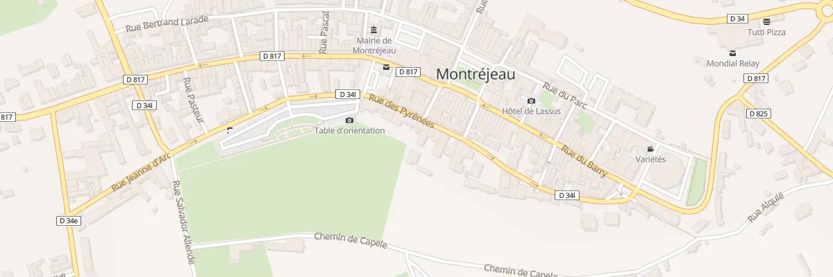 Plan du 37B Rue des Pyrénées à Montréjeau