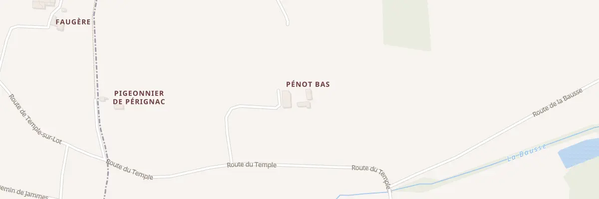 Plan du 225 Rte du Temple à Cours