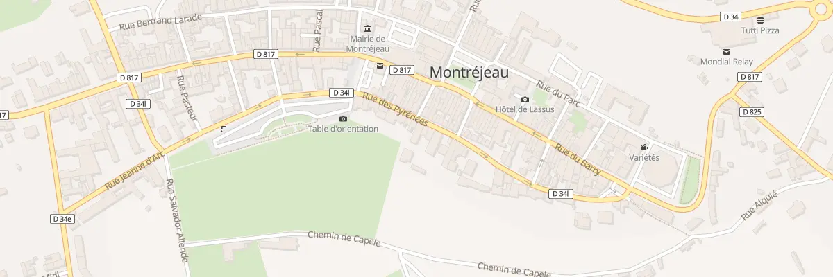 Plan du 37 Rue des Pyrénées à Montréjeau