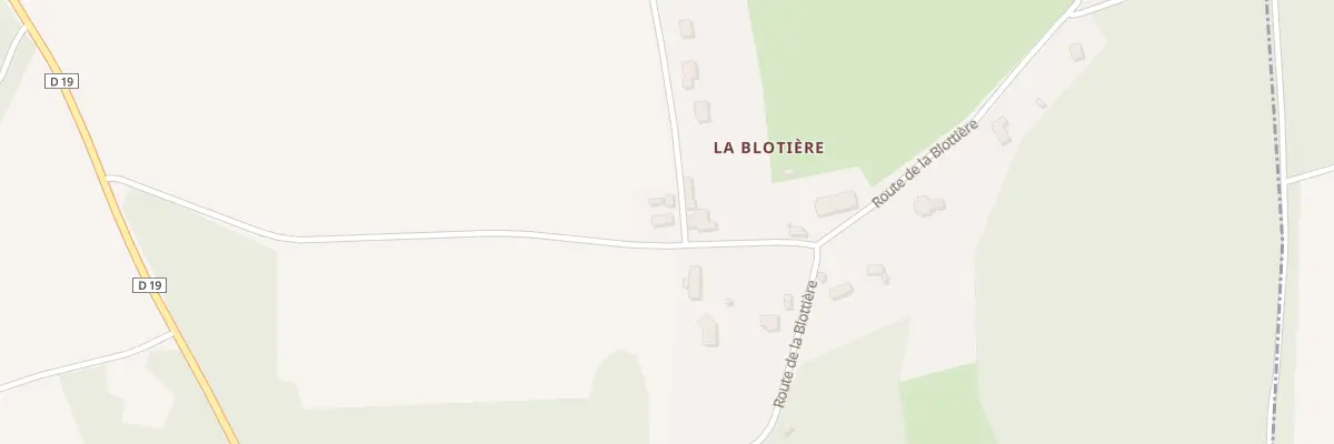 Plan du 6 Rte de la Blottière à Saché