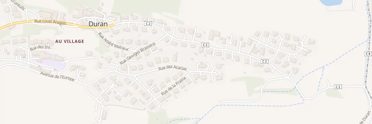 Plan du 11 Rue des Acacias à Duran