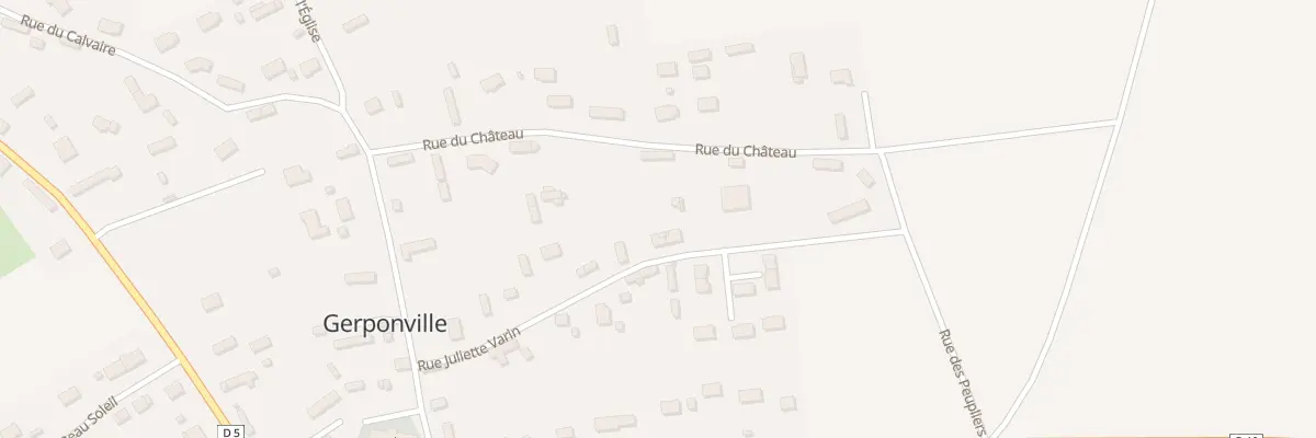 Plan du 7 Rue Juliette Varin à Gerponville