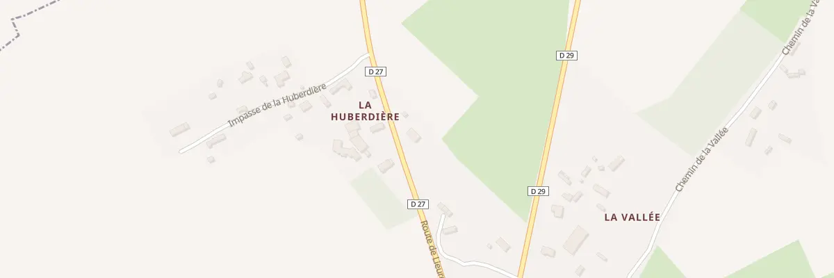 Plan du 78 La Huberdière à Giverville