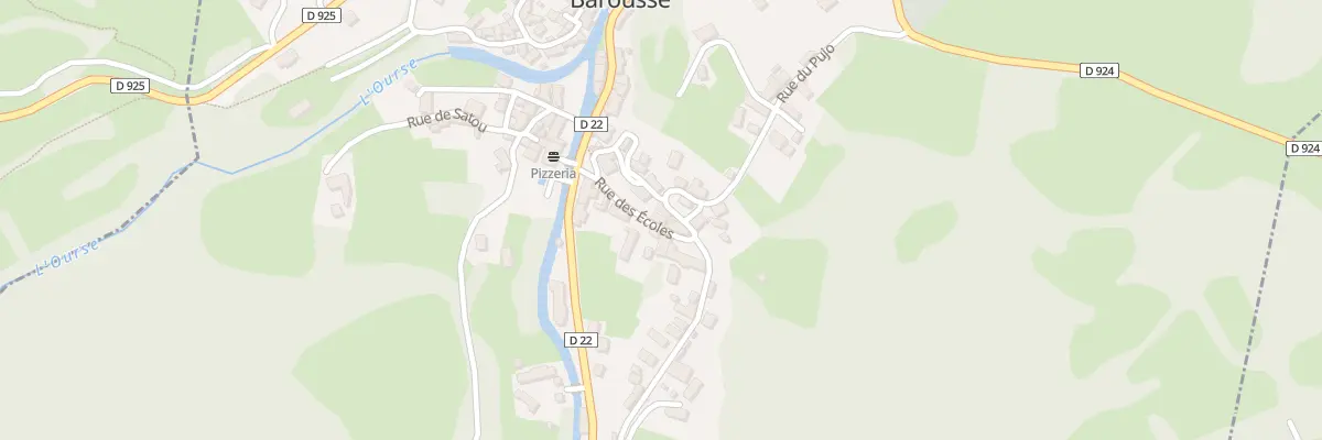Plan du 33 Rue des Écoles à Mauléon-Barousse