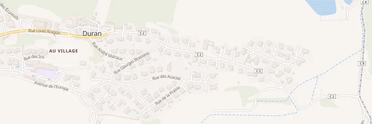 Plan du 18 Rue Blaise Thérèse Sentetz à Duran