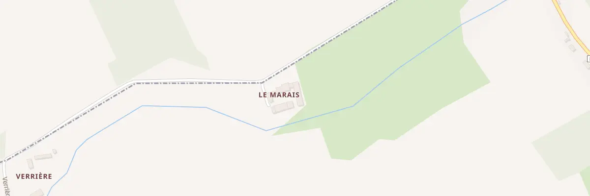 Plan du 3 Le Marais à Antogny-le-Tillac
