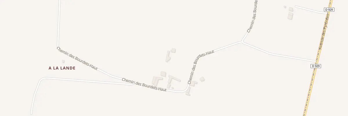 Plan du 705 Chem des Bourdets-Haut à Esclassan-Labastide