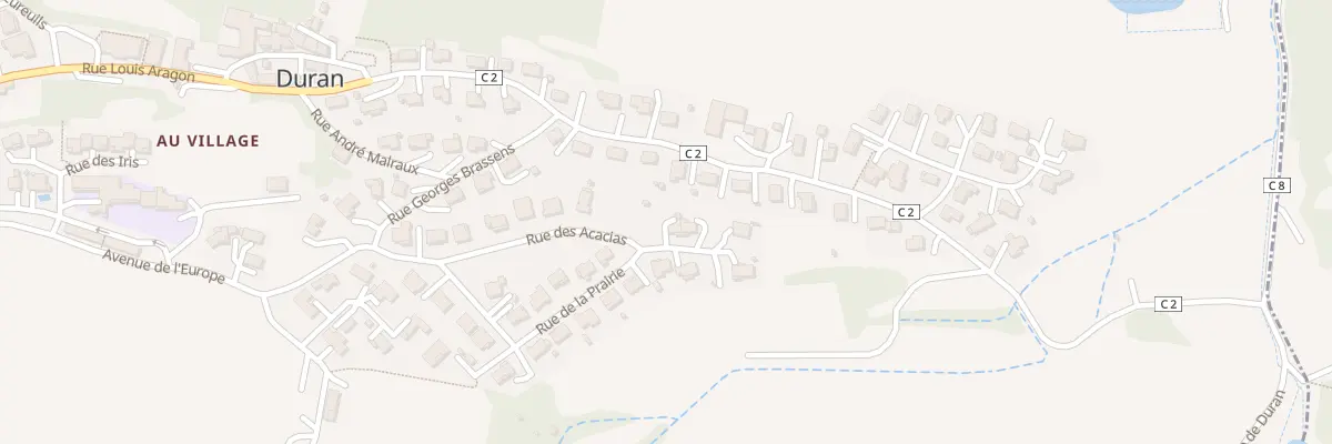 Plan du 17 Rue des Acacias à Duran