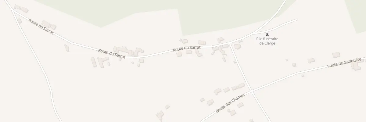 Plan du 2 Quartier Clergé aux Tourreilles