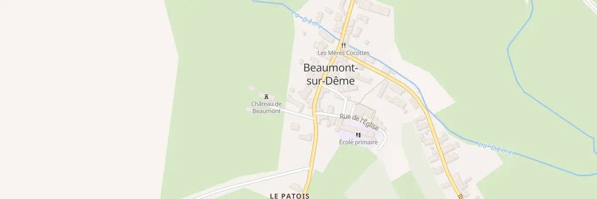 Plan du 22 Rue Alexis de Tocqueville à Beaumont-sur-Dême