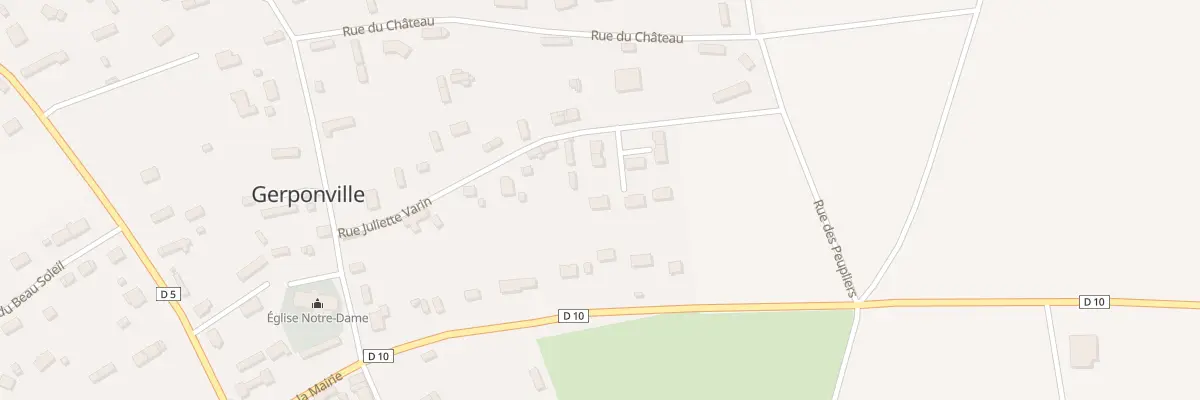 Plan du 9000 Rue Juliette Varin à Gerponville
