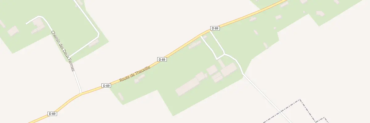 Plan du 1321 Rte de Theuville à Ouainville
